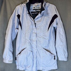 Columbia Women's Jacket in Lavender and Dark Purple.  Excellent Condition.